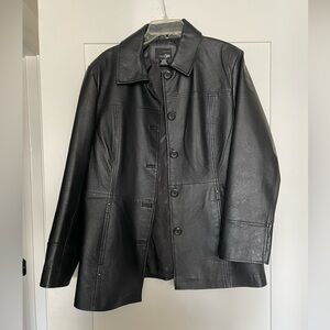 Vintage 90's East 5th Women's Genuine Black Leather Jacket
